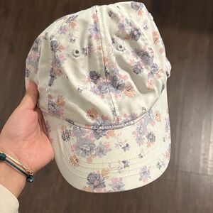 Floral baseball cap